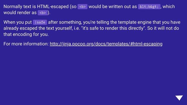 Jinja 2 safe keyword смотреть онлайн