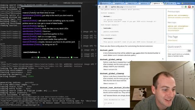 Learning how to document python code using Sphinx and doctest смотреть онлайн