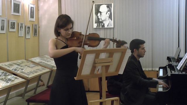 С. Штраус, Соната для скрипки и фортепиано ми-бемоль мажор, op. 18, часть 3 смотреть онлайн