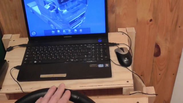 Самодельный симулятор грузовика ETS 2: 1 часть смотреть онлайн