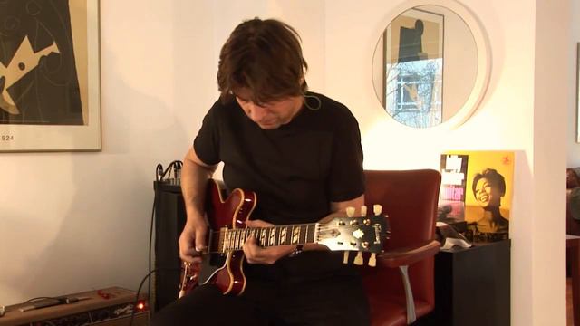 Gibson ES-345 VOS cherry смотреть онлайн