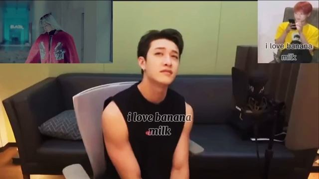 [ENG SUBS] STRAY KIDS BANGCHAN REACTION TO STAY BY BLACKPINK