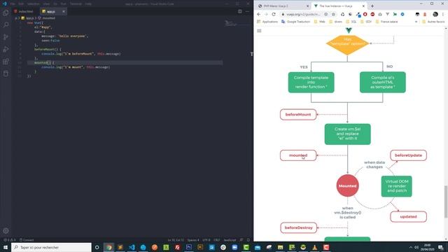 Vue.js 2 darija - 7- lifecycle смотреть онлайн