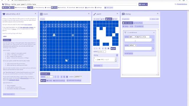 Bitsy 6: Part 5: Conditional Dialog смотреть онлайн