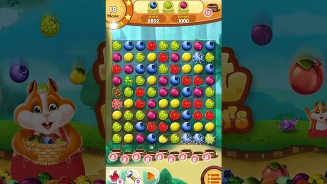 Match 3 Игра на Android/IOS - Fruit Hamsters смотреть онлайн
