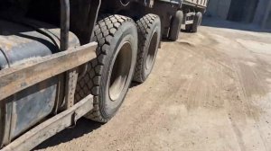 Работа на Камазе, ужасная загрузка, цепляю прицеп один.