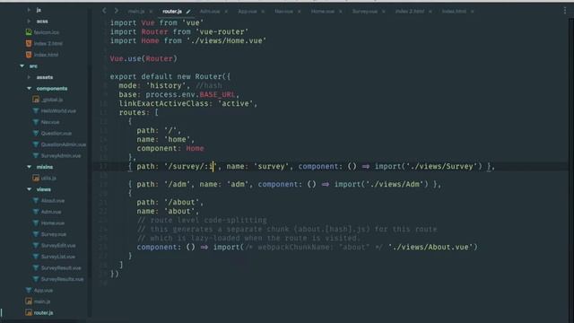 { node & vue.js 시작하기 } #7 - vue.js 설문시스템 만들기(화면단) смотреть онлайн