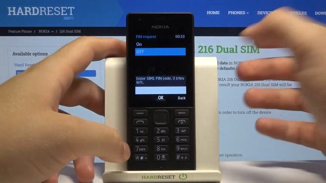 How to Add/Remove SIM PIN in NOKIA 216 – Manage SIM Protection Code смотреть онлайн