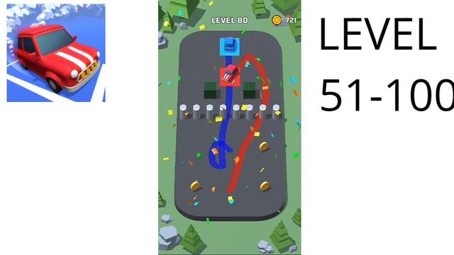Draw n road level 51- 100 ( game play ) смотреть онлайн