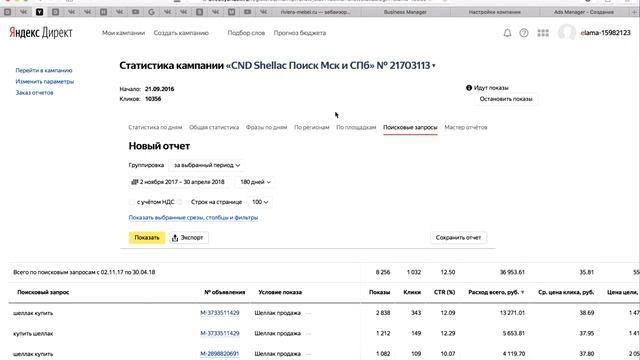 Аудит рекламы Яндекс Директ - Интернет магазин лаков - laki shop смотреть онлайн