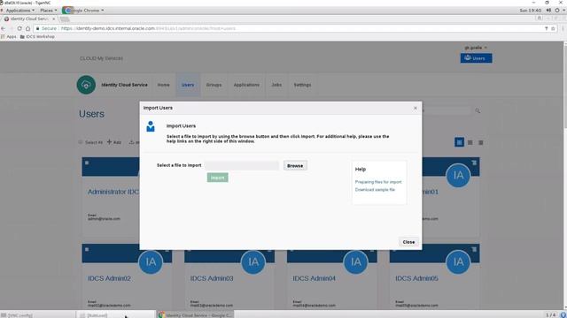 Oracle IDCS Creating & Loading Users смотреть онлайн