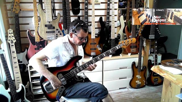 FRESHER JAZZ BASS DEMO - Bass Japan Direct смотреть онлайн