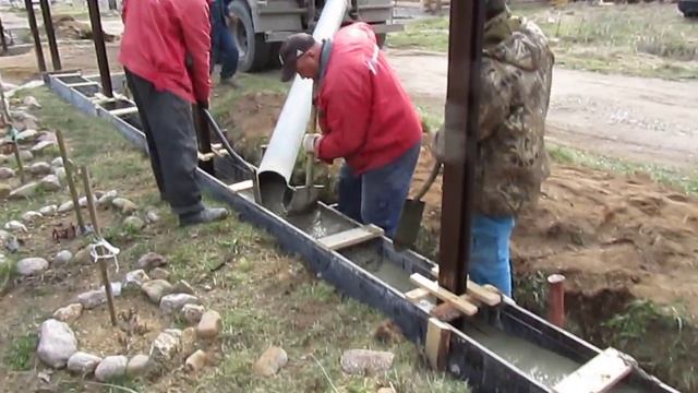 Заливаем фундамент под ограждения гранд лайн смотреть онлайн