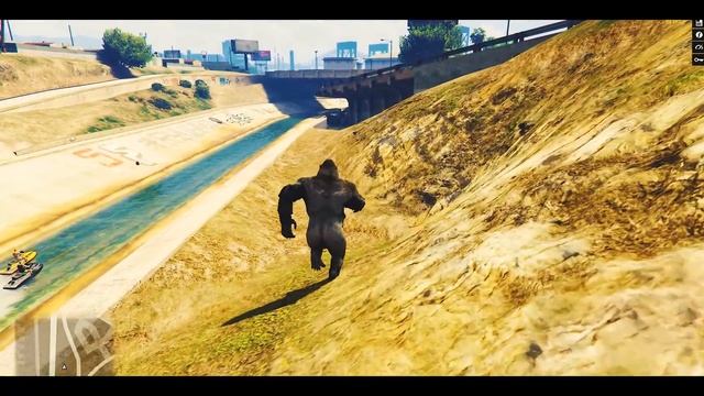 FRANKLIN Surviving 99 YEARS As KING KONG in GTA 5 (GTA 5 MODS) смотреть онлайн