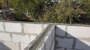 Баня своими руками из газобетона 1 часть