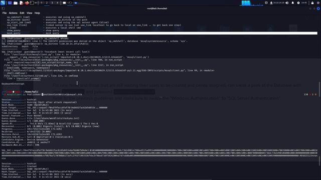 حل ESCAPE HTB : Active Directory + MySql смотреть онлайн