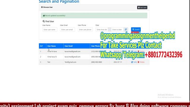 Client Work(PHP|Xampp)|CS230 Web Information Procesing Assignment5 output video|Maynooth University смотреть онлайн