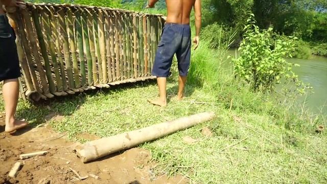 Build The Most Amazing Swimming Pool With Bamboo House For Ducks And Fish Pool