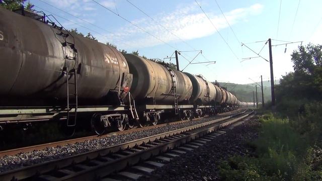 ВЛ80К-591 с грузовым поездом и толкач ВЛ80К-550