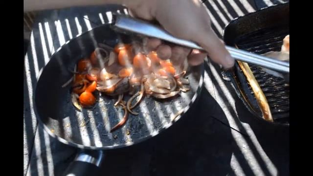 1.0 Как готовить Wok на даче . Чем заменить казан . смотреть онлайн
