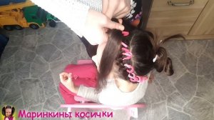 ? Праздничная прическа для девочки с цветными резиночками | Идеи причесок для девочки на выпускной