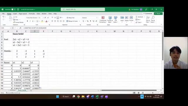 Implementasi Python Metode Jacobi dan Gauss Seidel Metode Numerik смотреть онлайн