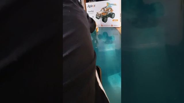 Программируемый конструктор робот Apitor SuperBot 19 в 1. Сборка тигра