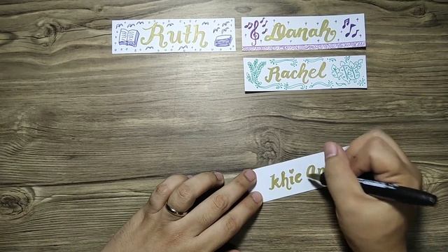 PAANO GUMAWA NG NAME TAG / NAME BOOK MARK / NAME PLATE ?? смотреть онлайн