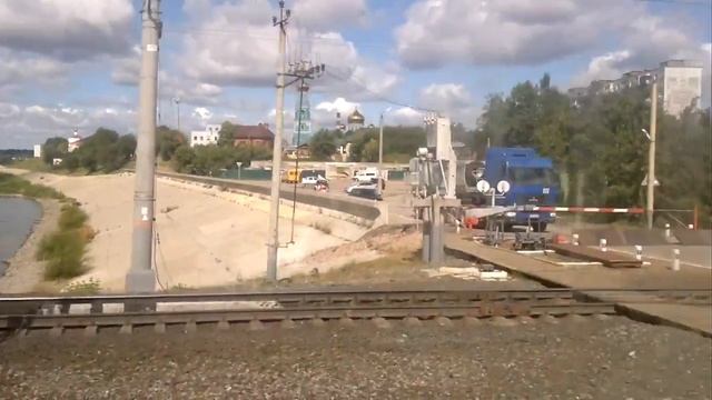Сызрань из окна поезда 23 августа 2018 год смотреть онлайн