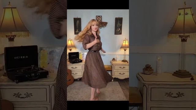 Dainty Rascal Dancing With Vintage Semi Sheer Swiss Dotted Dress | Dainty Rascal Vintage!