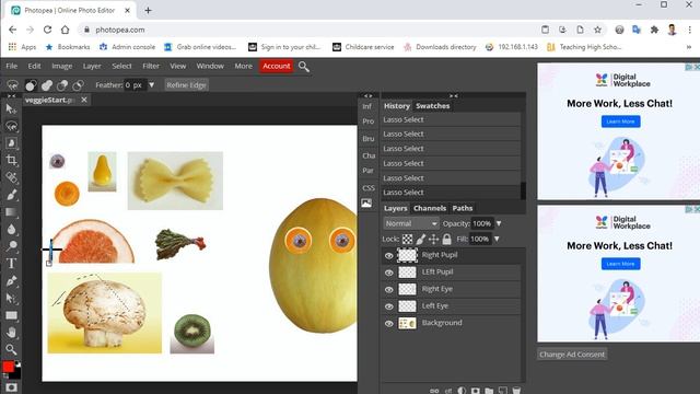 Lasso, Magnetic Lasso, Resizing And Rotation