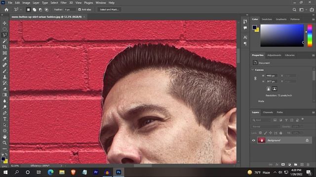 How to remove background of any photo in Adobe Photoshop 2022 смотреть онлайн