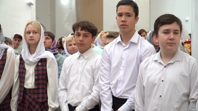 Освящение придела в честь иконы Божией Матери «Иверская» в главном соборе Воскресенского благочиния смотреть онлайн