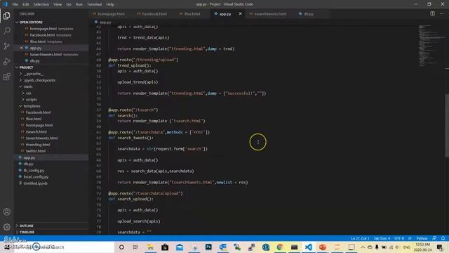Social Data Mining Exercise, Web app using Flask смотреть онлайн