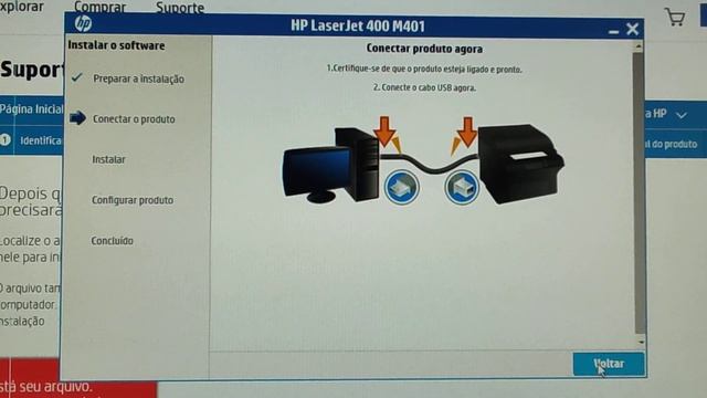 Como fazer a instalação da impressora HP LASERJET PRO 400 M401n/M401dne na USB. смотреть онлайн