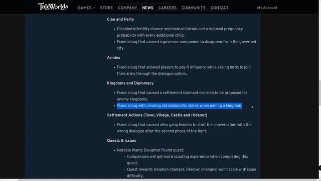 Beta Branch v1.5.2 (BUG & CRASH FIXES) Patch Recap for Mount & Blade 2: Bannerlord смотреть онлайн