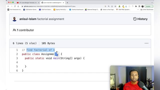 Java Bangla Tutorials 44 : Assignment 11 | factorial of n смотреть онлайн