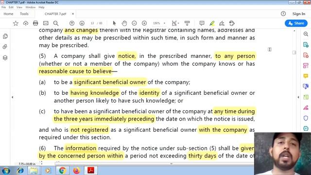93 | SECTION 90, "Register of SIGNIFICANT BENEFICIAL OWNERS" | COMPANIES ACT 2013 | ICAI MODULE смотреть онлайн