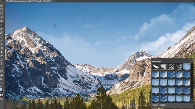 Photoshop Cloud Brushes - Dynamic & Pressure Responsive смотреть онлайн