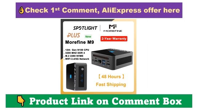 MOREFINE M9 Mini PC Review | Alderlake N100 Mini PC Computer смотреть онлайн