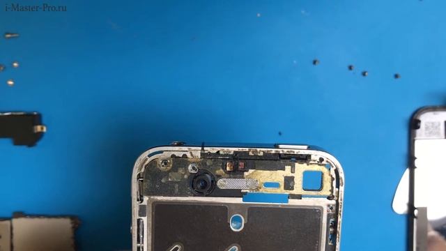 iPhone 4 Шаг 6 : Замена экрана и кнопки Home смотреть онлайн