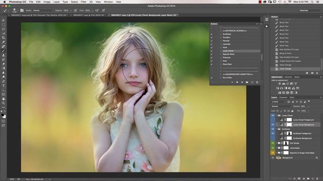 The Innocence Collection Workflow 2 Photoshop Actions Tutorial смотреть онлайн