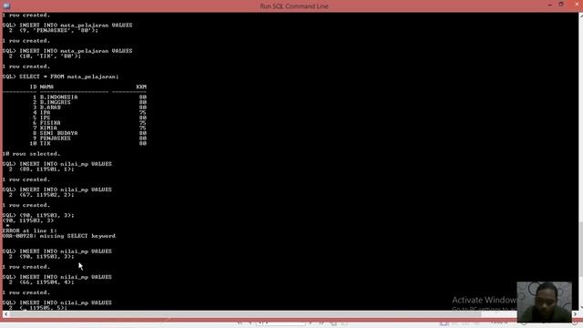 ANONYMOUS BLOCK SQL | UTS SBD смотреть онлайн