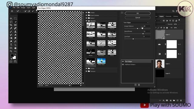 Photoshop Tutorial: How to create the Dotted Halftone Pattern Effect смотреть онлайн