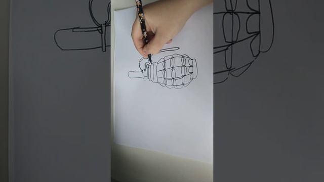 Как нарисовать гранату лимонку смотреть онлайн