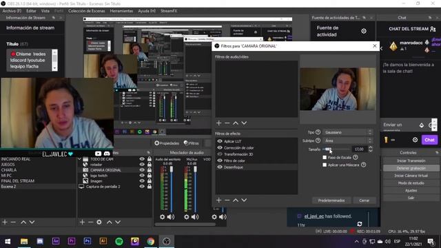 EFECTO DESENFOQUE EN OBS ¿COMO HACER EFECTO BORROSO EN OBS ? I ANDRESSEBASTIANN I смотреть онлайн