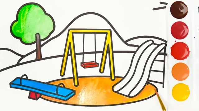 Coloring and Drawing for Kids, Toddlers - Playground смотреть онлайн