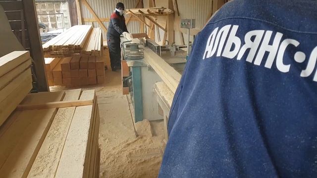 Азбука-Леса Роспуск сухой доски на брусок смотреть онлайн