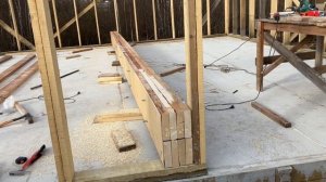 8.5 метров пролет, балка из досок своими руками.