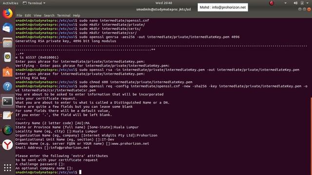 12 Create Intermediate certificate смотреть онлайн